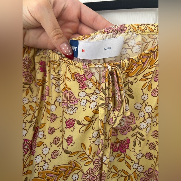 Old Navy Yellow Floral Cami Mini Dress M - Picture 4 of 6
